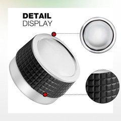 4pc Gas Grill Control Knobs with Nonslip Grip Gas Burner Replacement Knobs