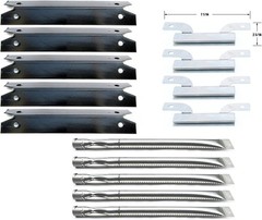 Replacement Parts Kit for Gas Grill Brinkmann 8101575W Burner Tubes Heat Plate