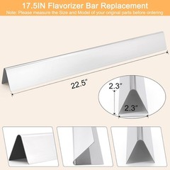 Flavorizer Bars For Weber, Genesis Series Spirit Replacement 7536 Grill – 22.5″