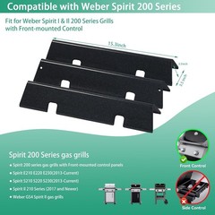 Spirit II E210 Grill Parts 7635 67045 Flavorizer Bars for Weber GS4 Spirit II…