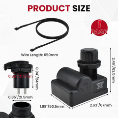 4 Outlet Grill Ignitor Kit, Push Button Ignition Spark Generator Replacement and