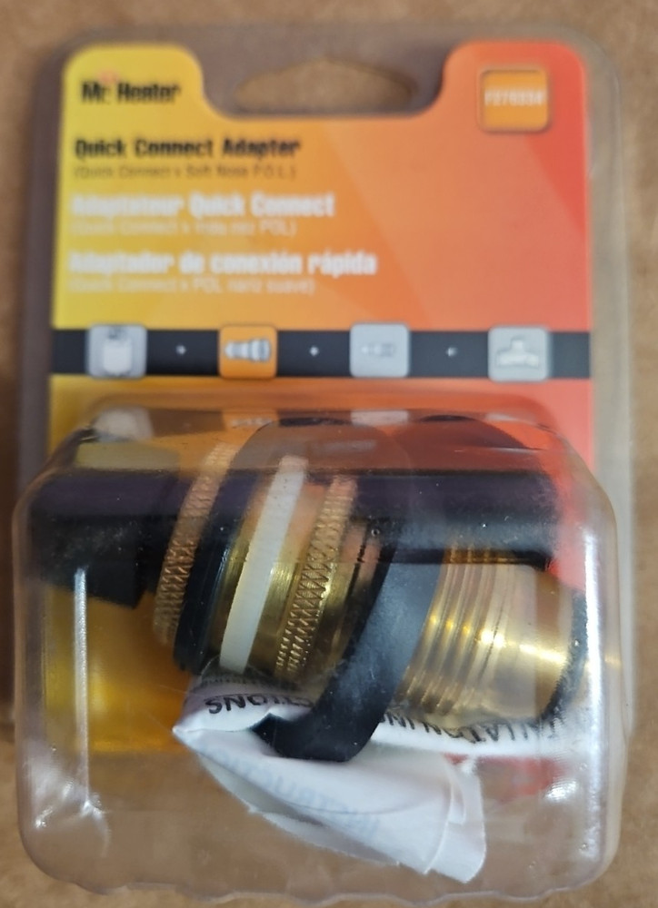 Mr. Heater Propane Gas Grill Quick Connect Adapter #F276334 – NEW