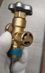 NEW MEC MES-PVE3250CLG-11.6 100 lb. POL Service Valve/11.6 in. Dip Tube, 375 psi