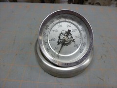 Used Replacement Propane Side Lid Thermometer for Pit Boss PB1285KC Combo
