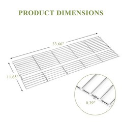 Utheer Warming Rack for Pit Boss Austin XL PB XL/1000 Series, sliver