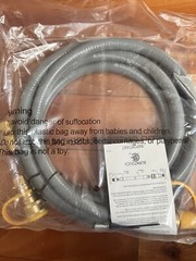 3/8 inch ID Natural Gas Hose 12FT For BBQ Grill, Patio Heater And More