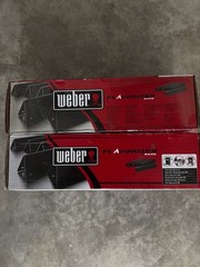 LOT OF TWO (2) BOXES of Genuine Weber Flavorizer Bars 7636 Spirit 300 Grills NEW