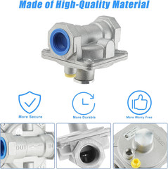 3/4″ Natural Gas Regulator Adjustable NG LPG 4″WC 10″WC 1/2PSI Commercial