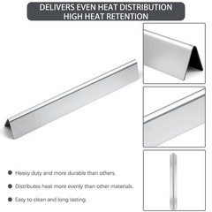 Genesis 7620 7621 Flavorizer Bars 65505 Heat Deflectors Replacement Parts for…
