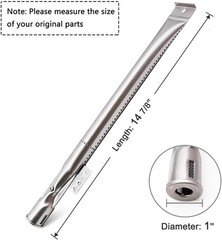 BBQ-Element Stainless Steel Grill Burner Tubes Replacement for Nexgrill 720-0830