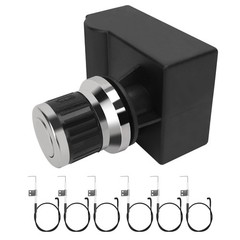 6 Outlets Tact Push Button 6 for Nexgrill Ignitor, Black + Silver