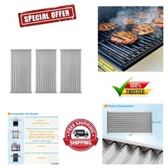 17″ Stainless Steel Grill Emitter Replacement for Charbroil TRU Infrared Grills