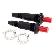2Pack Replacement Piezo Ceramic Ignitor Set BBQ Grill Gas Stove Ignitor Kit