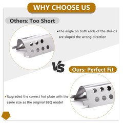 Grill Parts for Charbroil Performance 4 5 Burner Heat Plates Burners Ignitors