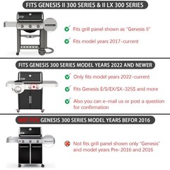 Charbrofire Genesis II E-310 Grill Replacement Parts 66095 Grates,Bars Deflector
