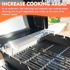Grill Warming Rack for Weber Spirit Grill 7641 Warming Rack Spirit 300 Series, G