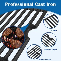 16 3/8″ Cooking Grates 14 15/16″ Heat Plates Replacement Parts for Kenmore Grill
