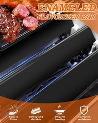Paayox Flavorizer Bars 24.5 Inch for Weber Genesis Grill Parts Genesis 300 31…