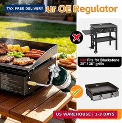 Griddles Regulator for Blackstone 17″ & 22″ Tabletop Griddles, Grill Replacement