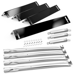 Charbroil 4 Burner 463211512 Gas Grill Burner Tube Heat Plate Shield Tent Kit