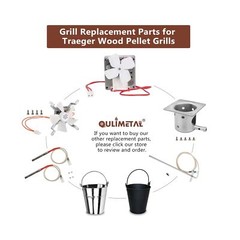 QuliMetal Replacement Parts Grill Induction Fan Kit for All Pit Boss & Traege…