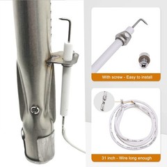 Criditpid Grill Parts Compatible with Kenmore Silvery Heat Shield Kit