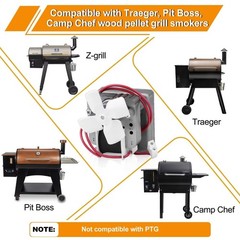 2.0RPM Auger Motor Replacement for Wood Pellet Grills, Universal AC120V 60Hz Gea