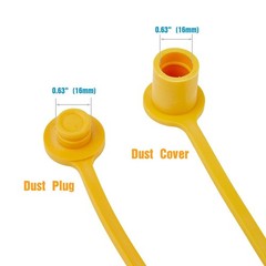 4Packs 3/8″ Dust Cap and Plug for Propane Natural LP Gas Quick Connect and Di…
