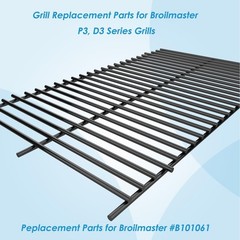 BBQration Replacement Parts for 23 3/4″ x 14 1/4″, silver and black