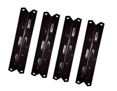 Porcelain Steel Heat Plates 4 Pack 1415/16×313/16 for Gas Grill Burners