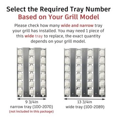 100-2089 Grill Briquette Tray for Alfresco Artisan ART-26, ART-36 (After 2012…