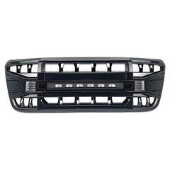Front Grill Replacement for F150 2004-2008, Glossy Black Bumper Grille w/Off-…