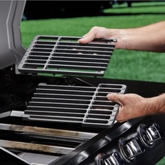 Master Forge 19.5-in x 7.75-in Rectangle Cast iron Grilling grate Expandable NEW