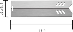 Ultimate 15″ Stainless Steel Grill Heat Plates – Fits Dyna-Glo & Uniflame Models