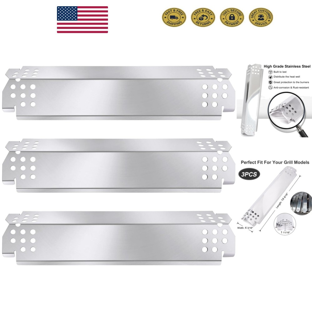 Weather-Resistant Stainless Steel BBQ Heat Plates for Optimal Grilling