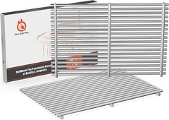 Qulimetal 18.75″ 9MM Grill Grates for Weber Genesis II, Grill Parts for Weber Ge