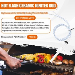 COMVIEE Ceramic Igniter Rod Replacement for REC TEC, Recteq Wood Pellet White