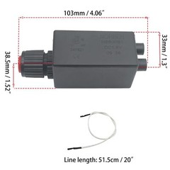 Electronic Push Button Pulse Igniter with 500mm Wire for Patio Heaters