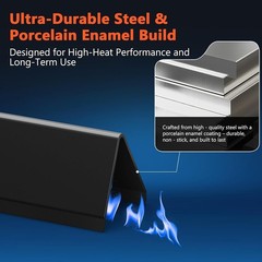 QuliMetal 15.3″ Flavorizer Bars for Weber Spirit E310, Spirit 300, Spirit II