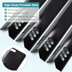 Grill Replacement Parts for Dyna Glo 4Pcs Heat Plate + Grates Porcelain Steel