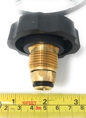 6′ LP Propane Gas Regulator Hose Assembly 3/8″ Flare x 3/8″ Male NPT
