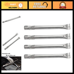 Gas Grill Burner Tube Replacement – Set of 4, Fits Multiple Models, 14.75″ Lengt
