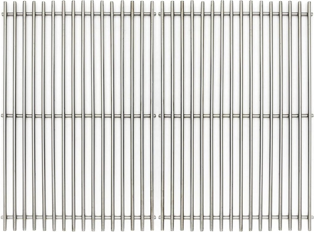 17.5″ Stainless Steel 7639 Gas Grill Grates for Weber Spirit 300 Series, Spir…