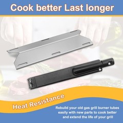 Derurizy Stainless Steel Grill Replacement Parts for Jenn Air 720-0061, 720-0…