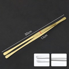 Stainless Steel BBQ Tweezers 25cm 30cm 2PCS Set for Grilling Serving and Prep