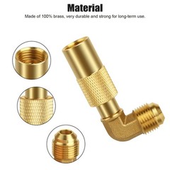 Elbow Fitting 3/8″ Male Flare Propane Elbow Adapter Fitting For 17″ & 22″ Grill