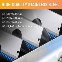 Grill Flavorizer Bars for Weber Genesis II E-410, S-410, LX E-440, S-440, Web…