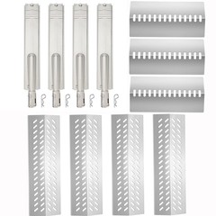 4 PC 304 Heavy Duty Cast Stainless Steel BBQ Premium Gas Grill Burners Replac…