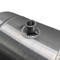 JSD 2.5 Gallons 12″x8″ Aluminum Spun Round Fuel Cell Tank Gas 8″ x 12″-1/4″