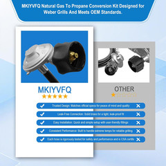 Natural Gas to Propane Conversion Kit for Weber Summit 670/660/650/470/460/450,